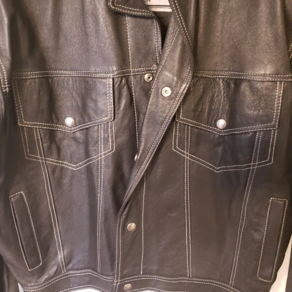 Boy London Vintage Leather Jacket. - Picture 4 of 5